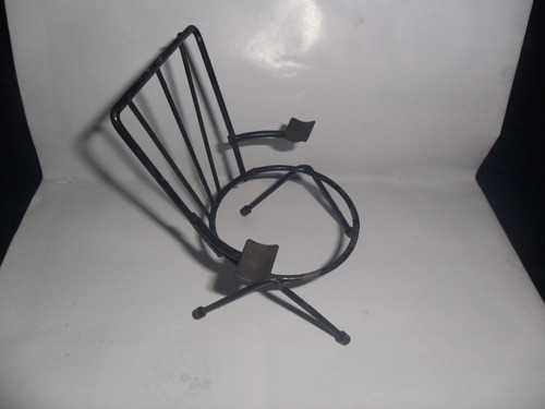 Cenicero Silla Sillita Base Metal Coleccion Miniatura 1