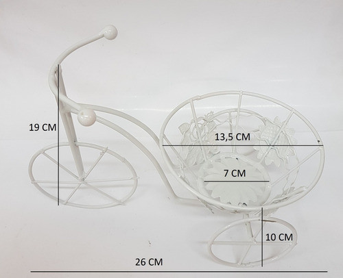 Bicicleta Porta Maceta Centro Mesa 15 Años Shabby Chic 1