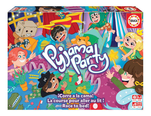 Juego Pijama Party Rompecabezas Pijamada Educa Niños Atrix ® 0