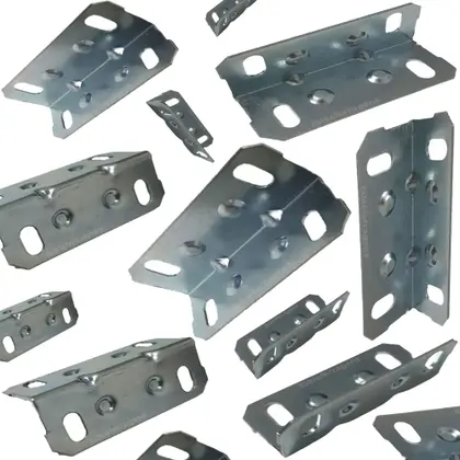 50-Pack Zinc-Plated Corner Brackets 17.5x17.5x46mm – Fabio Ferragens