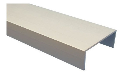Tapacanto Recto Aluminio Anodizado 18mm U 3mts Mueble * 0