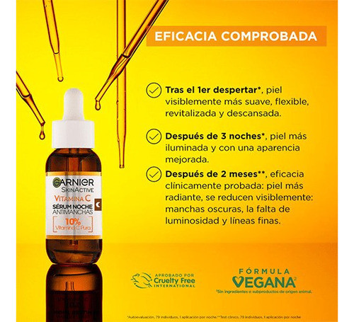 Serum Garnier Noche Express Aclara X 30ml 1