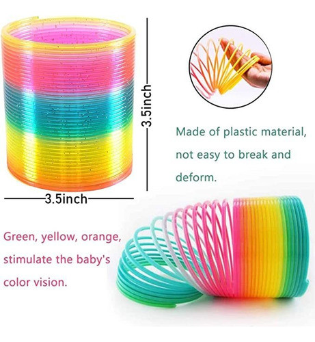 Cxlho Jumbo Rainbow Coil Primavera De Juguete, Clásico Nov. 1