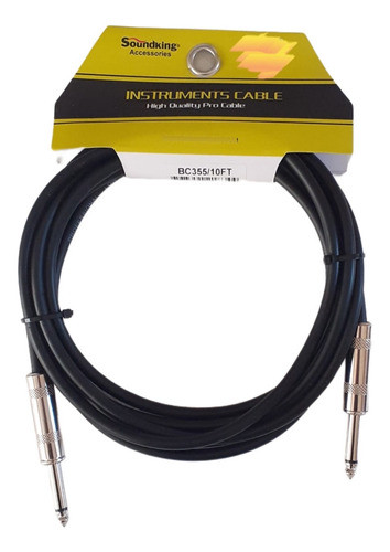 Cable Soundking 3mts Plug/plug Para Instrumentos 0