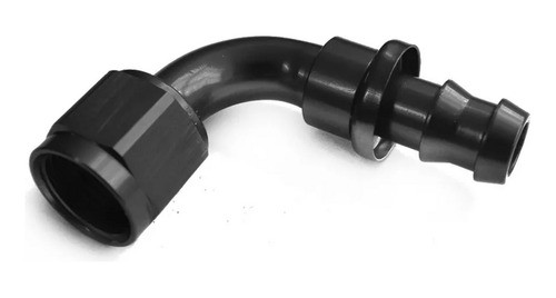Acople Conexión Push On Hose 90° An8 Negro Ftx Fueltech 0
