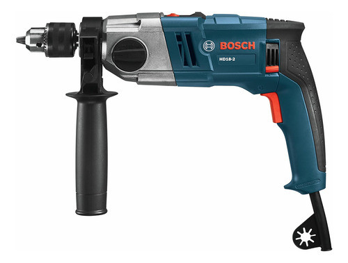 Taladro Percutor Bosch Hd18-2 Dos Velocidades, 1/2 In 1