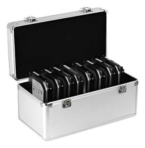 Seatay Aluminio 14 Bahías De 2.5 / 3.5  Hdd Ssd Disco Duro A 0