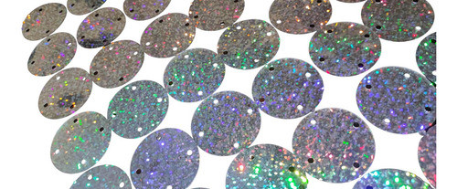 Lentejon 4 Agujeros Plata Laser Ideal Shimmer Wall X50g 0