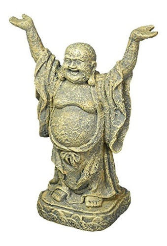 Pennplax Standing Buddha Aquarium Decoration 10 Pulgadas 0
