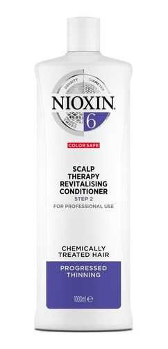 Acondicionador Nioxin System Nº6 1 Lt Profesional 0