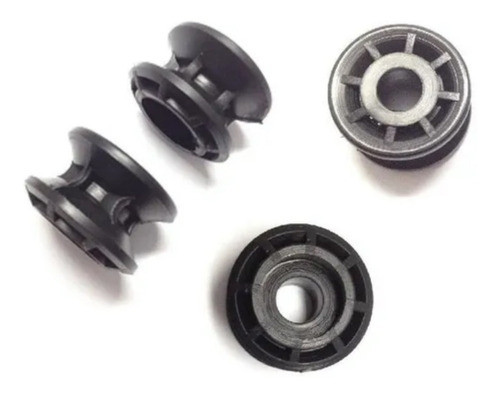 Rueda Corredera Asiento Fiat Uno Fire Plastica Kit X4 0