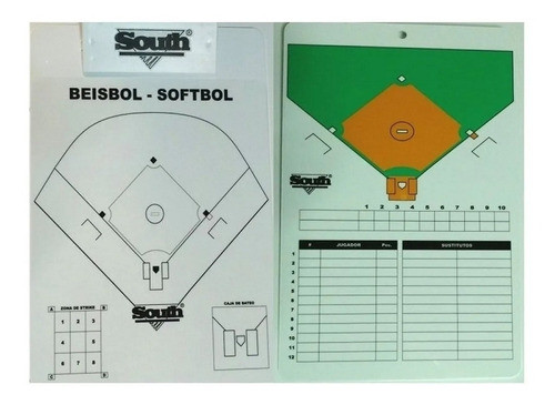 Pizarra Táctica Para Softbol Y Béisbol South® 0