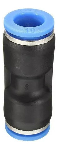 10 Conector Racord Neumatica Union Doble 10mm Acople Mangu 0
