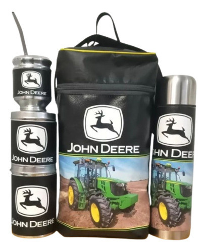 Equipo De Mate Completo John Deere. Ecocuero 0