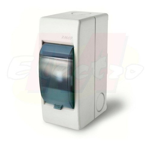 Electro Medina Caja Con Tapa 2 Bocas Din Termica Kalop 1