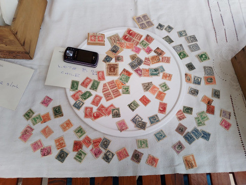 Antiguas Estampillas Chile Variadas Y Otras Ver Leer L8 Bis 0