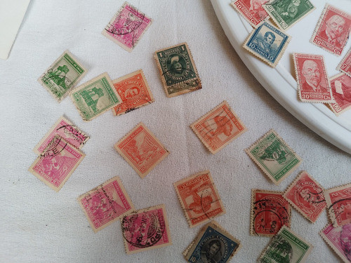 Antiguas Estampillas Chile Variadas Y Otras Ver Leer L8 Bis 1