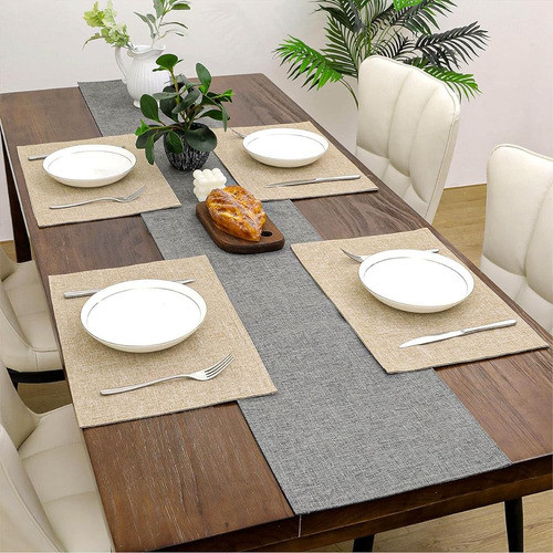 Shacos Manteles Individuales De Tela Juego De 6 Manteles Ind 1