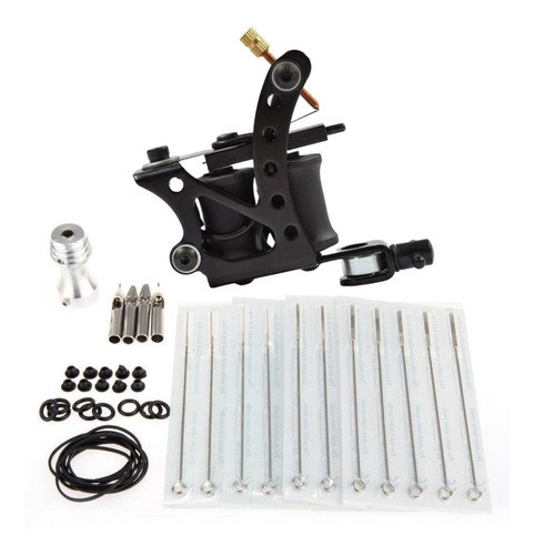 Kit Tattoo Maquina, Puntera, Agujas Y Accesorios 0