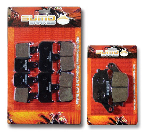 Juego Pastillas Freno D + T Para Kawasaki Yzf R1 (2007-2014) 0