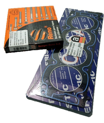 Kit Bulones + Junta De Tapa Peugeot Xu10j4r 2.0 16 Valv. 405 0