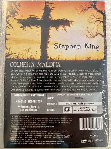 Dvd Children Of The Corn / Cosecha Negra (1984) 1