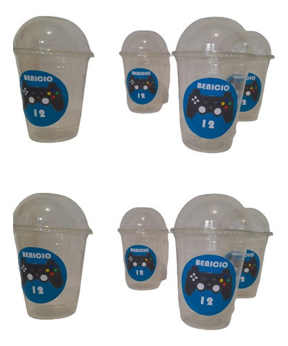 Vasos Con Tapa Personalizados X 10 Todas Las Temáticas 0