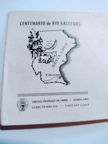 Sobre Centenario De La Ciudad De Rio Gallegos Santa Cruz 1