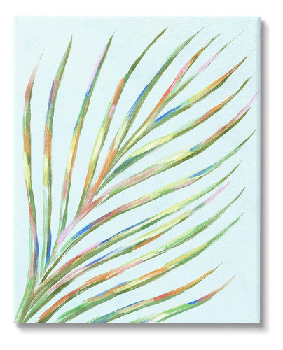 Stupell Industries Vivid Palm Leaf Botanical Canvas Wall Art 0