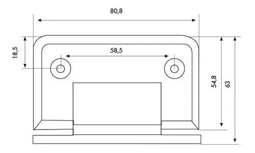 Set 2 Bisagras Y 1 Tirador Para Puerta De Mampara De Baño 1