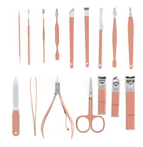 Combo 16 Pieza Manicura Yensen Alicate Lima Pinza Cortauñas 0