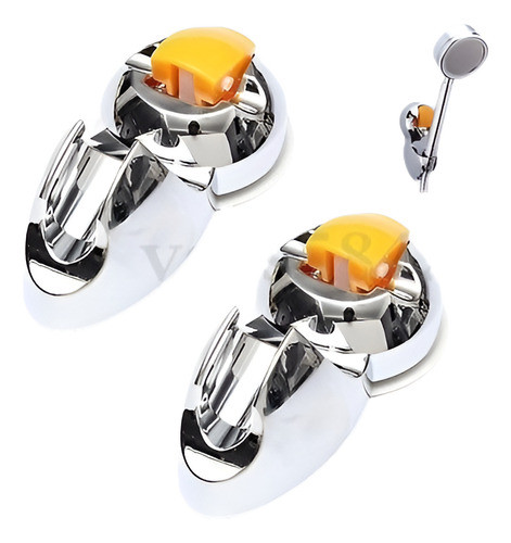 Ducha De Aluminio Porta Aspersor Base Ventosa Ajustable Nuev 0