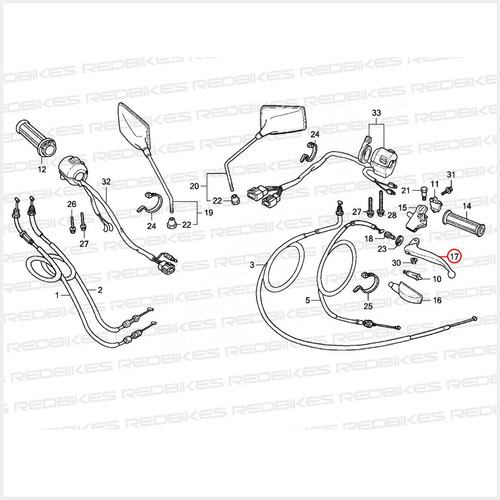 Manija Embrague Honda Cbx 250 Twister Original Brasil T1 1