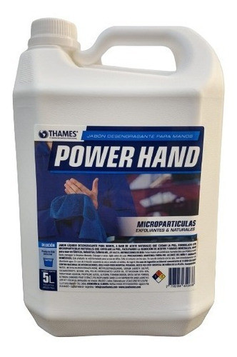 Jabón Liquido Desengrasante Power Hand X 5 Litros 1