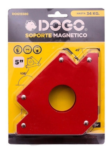Escuadra Soporte Magnetico 34 Kg Dogo Para Soldar Herreria 5 0