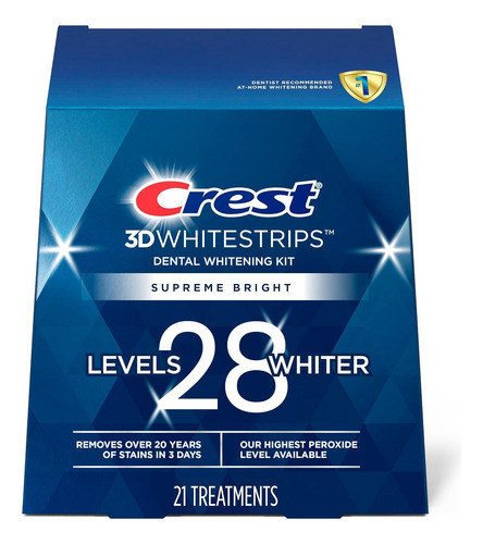 Crest 3d Professional Tiras De Blanqueamiento Dientes 0