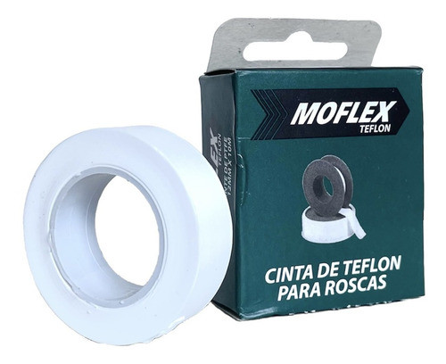 Cinta Teflon Moflex 1/2 X 10 Mts Economica - X 10 Rollos 0