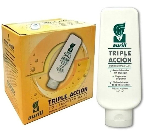 Acondicionador Sin Enjuague Aurill Triple Accion 100cm3 X 12 0