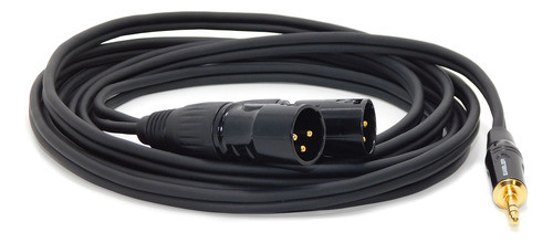 Cable Miniplug A 2 Canon Xlr Macho X 3 Mts Profesional 0