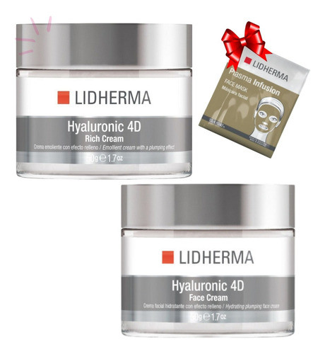 Kit Hyaluronic 4d Face Cream + Hyaluronic 4d Rich Cream 0
