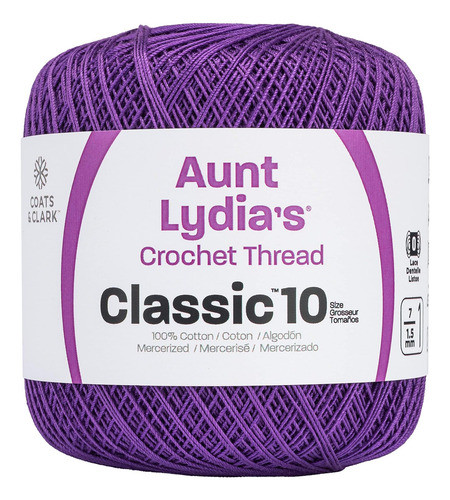 Tijeras De Crochet Clásicas Tamaño 10 Púrpura De Aunt Lydia 0