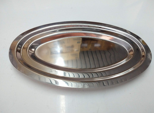 Bandeja Fuente Oval 26 Cm Acero Inoxidable 1