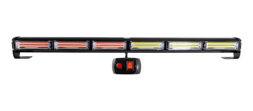 Baliza Led Cob 24w 12v 24v Emergencia Nl812cob-6 Rojo Blanco 0