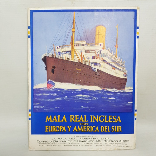 Antigua Cia Naviera Royal Argentina 1930 Dossier Mag 61027 1