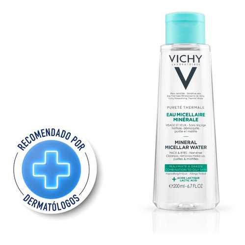 Agua Micelar Piel Mixta Grasa Vichy 200ml 0