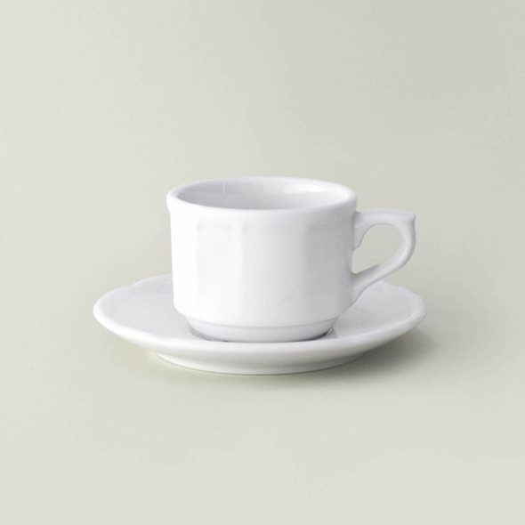 X 6 Taza Pocillo Cafe 90 Cc + Plato Royal Porcelain 3200 1