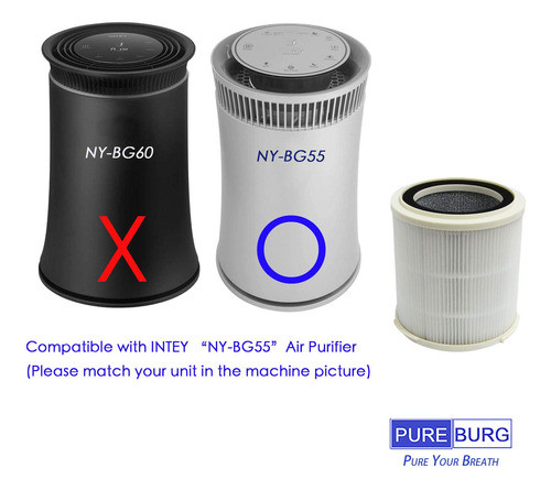 Filtro Hepa Para Purificador De Aire Intey Ny-bg55 1