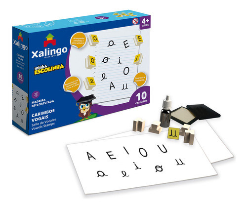 Sellos De Letras Vocales X10, Xalingo 0