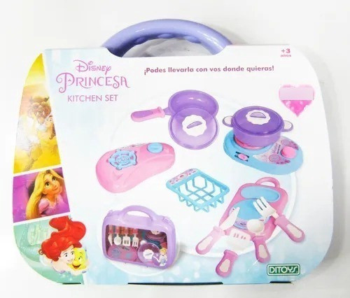 Princesas Disney Set De Cocina En Valija C Accesorios Ditoys 0