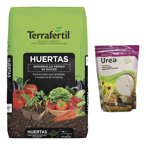 Sustrato Profesional Huertas 50lt Fetilizante Urea Lj 500gr 0
